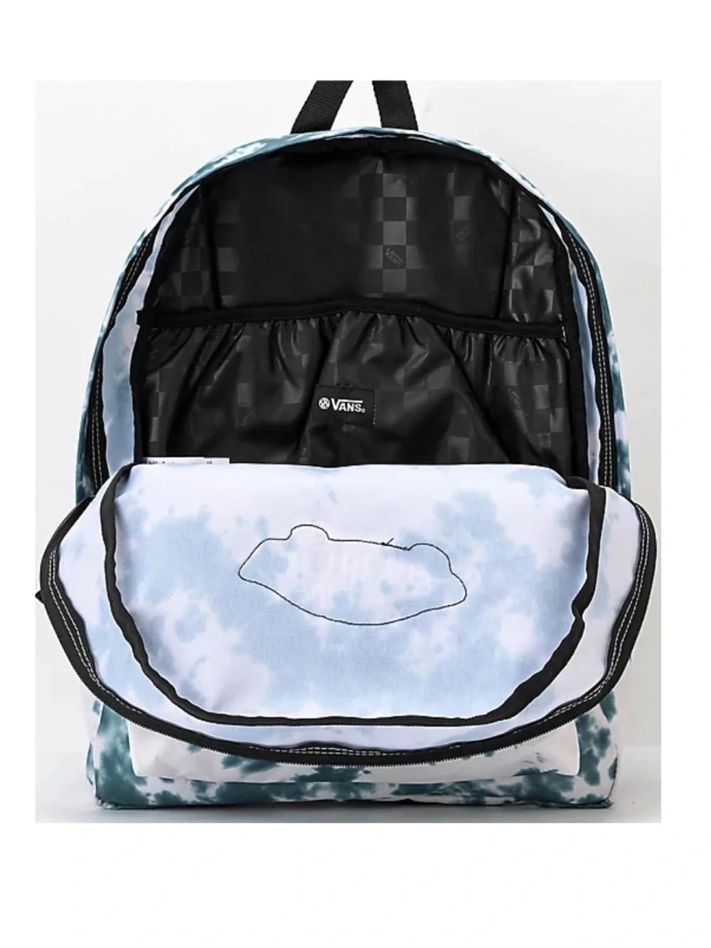 VANS Realm Deep Teal Tie Dye Backpack